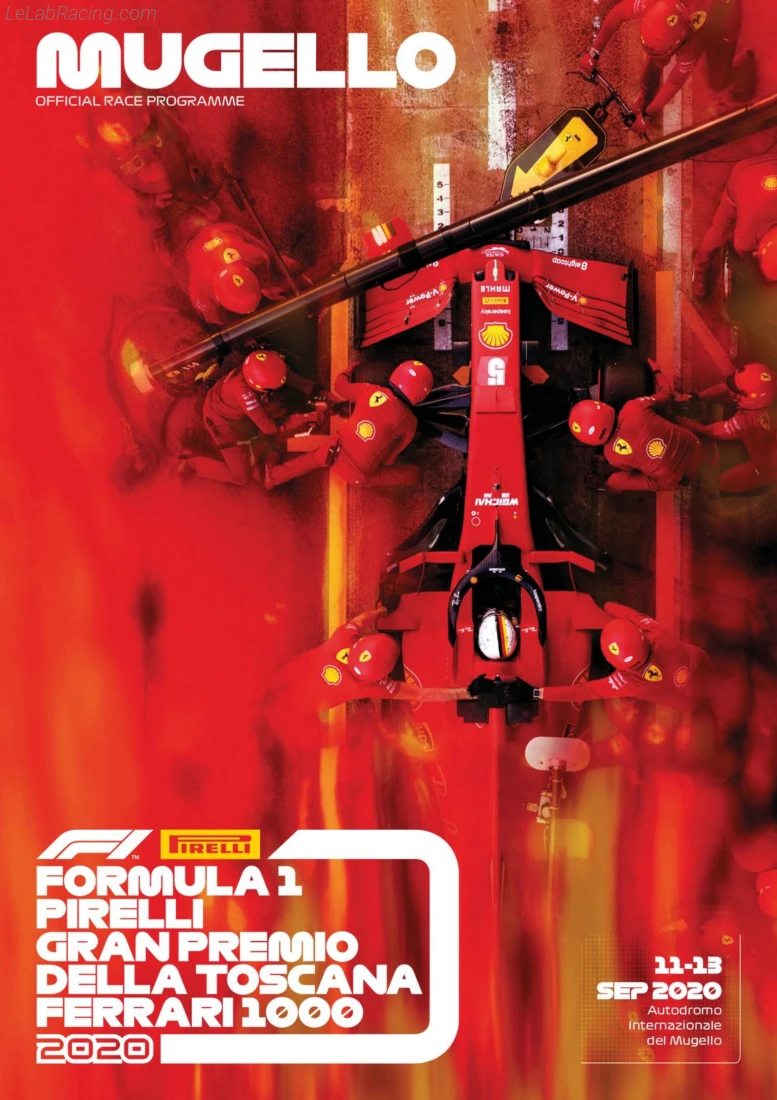 Poster d'un grand prix de la saison de F1 2020