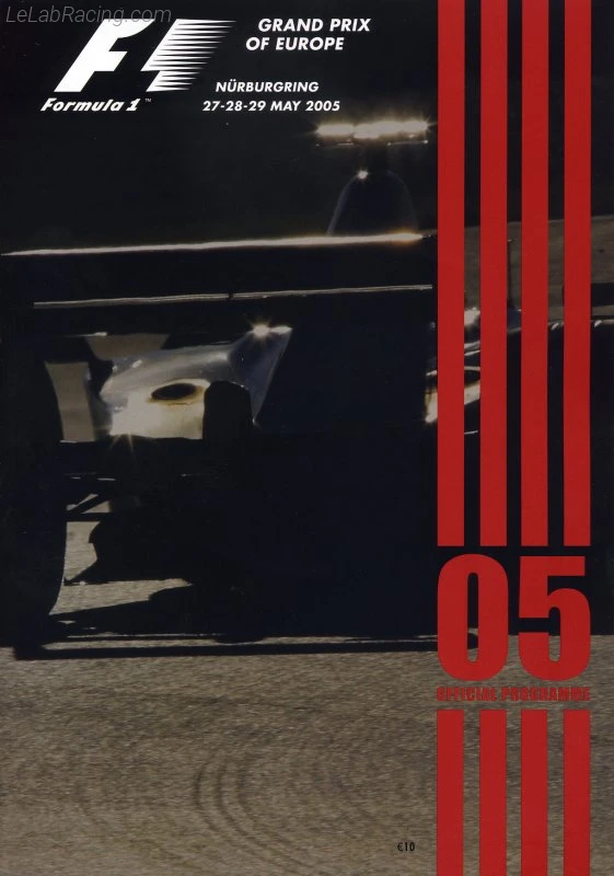 Poster d'un grand prix de la saison de F1 2005