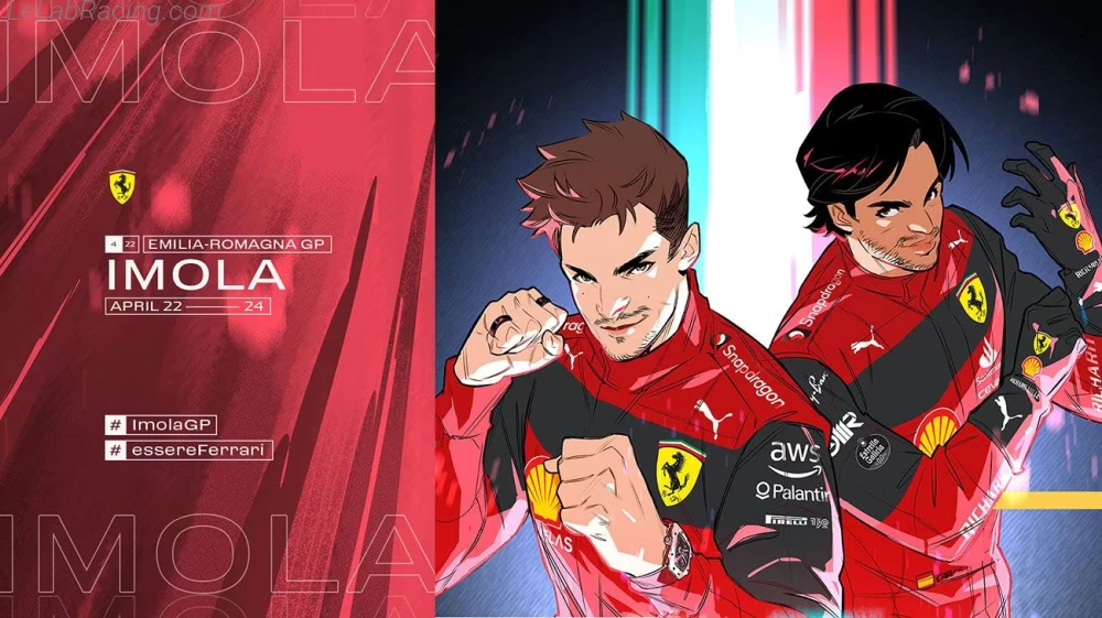 Poster équipe Grand Prix automobile d'Émilie-Romagne 2022