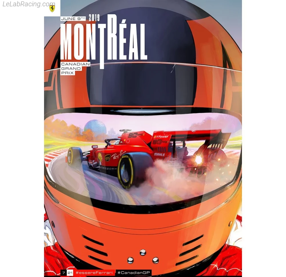 Poster équipe Grand Prix automobile du Canada 2019