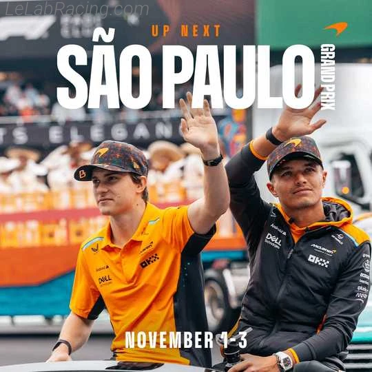 Poster équipe Grand Prix automobile de São Paulo 2024