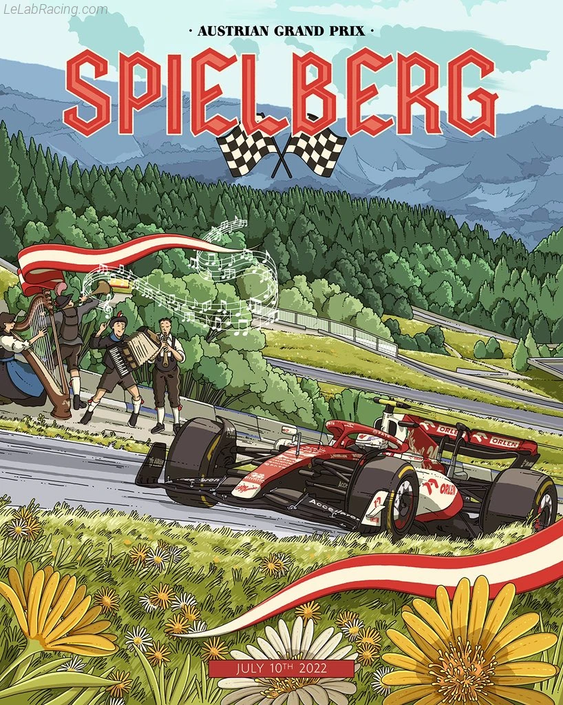 Poster équipe Grand Prix automobile d'Autriche 2022