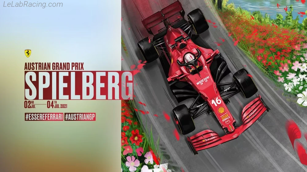 Poster équipe Grand Prix automobile d'Autriche 2021