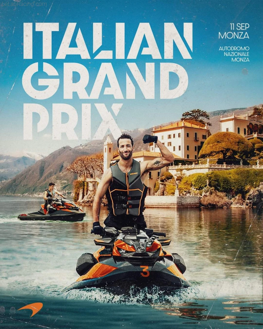 Poster équipe Grand Prix automobile d'Italie 2022