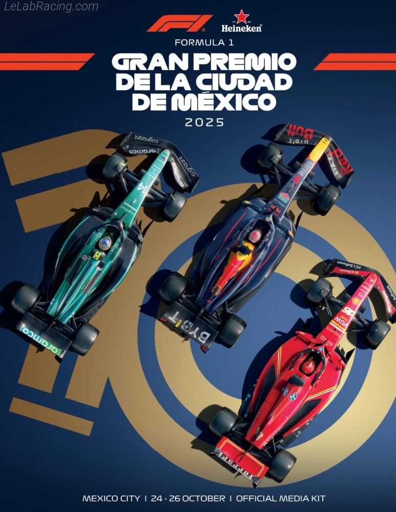 Poster d'un grand prix de la saison de F1 2025