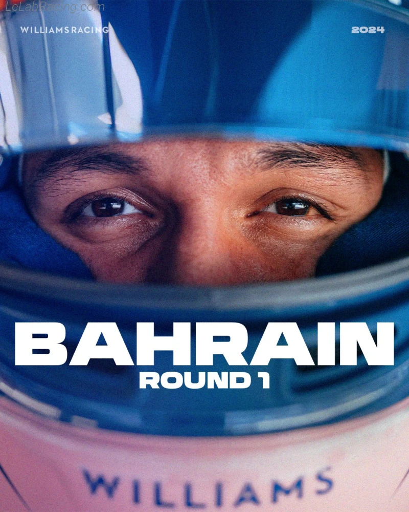 Poster équipe Grand Prix automobile de Bahreïn 2024