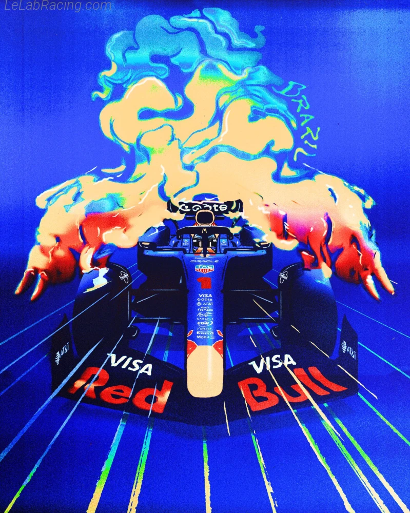 Poster équipe Grand Prix automobile de São Paulo 2025