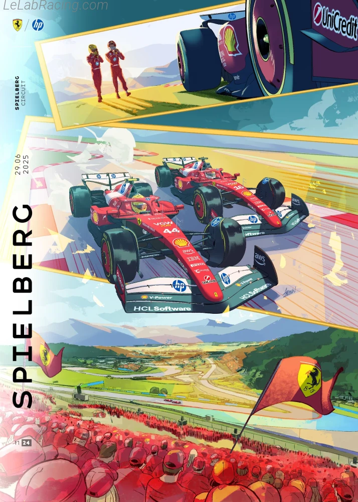 Poster équipe Grand Prix automobile d'Autriche 2025