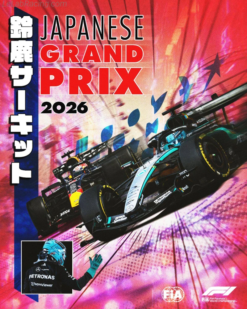 Poster d'un grand prix de la saison de F1 2026