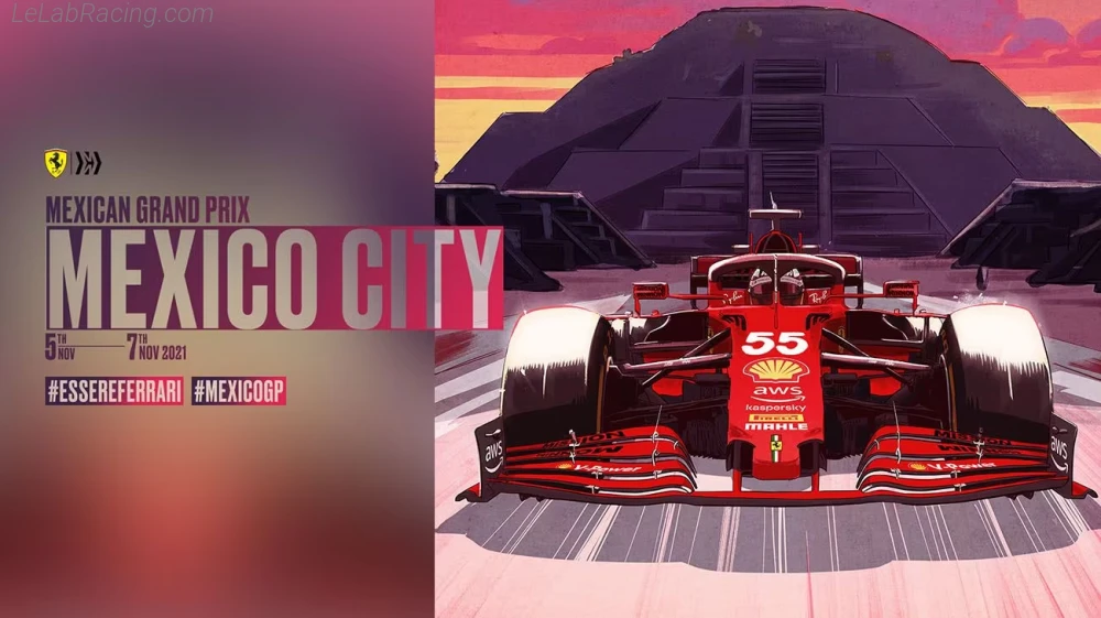 Poster équipe Mexico City Grand Prix