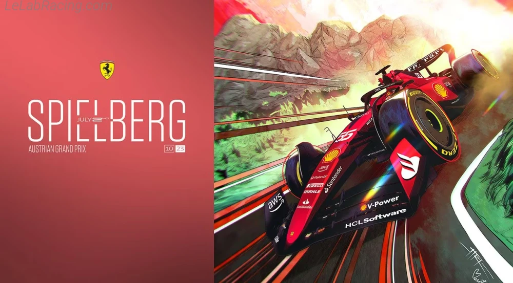 Poster équipe Grand Prix automobile d'Autriche 2023