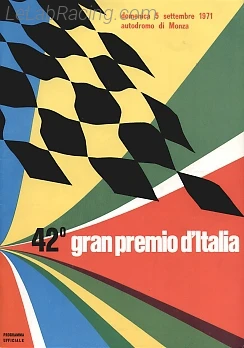 Poster d'un grand prix de la saison de F1 1971