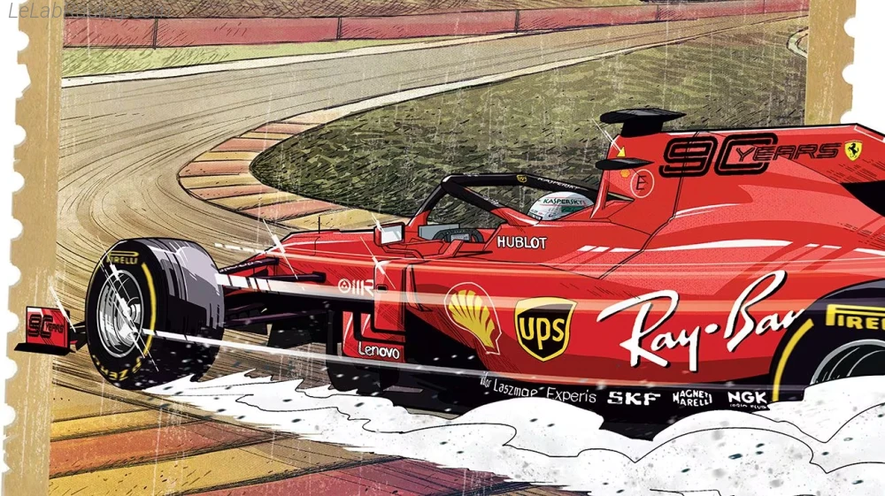 Poster équipe Grand Prix automobile de Belgique 2019