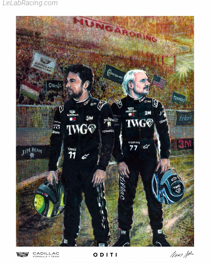 Poster équipe Grand Prix automobile de Hongrie 2026