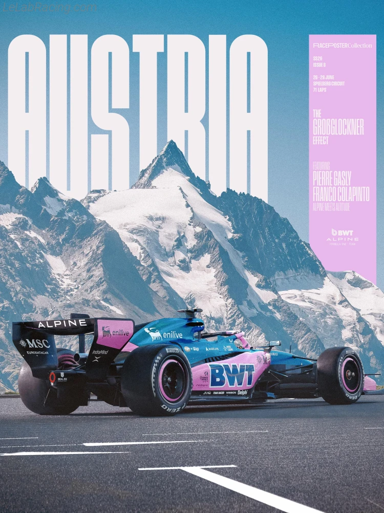 Poster équipe Grand Prix automobile d'Autriche 2026
