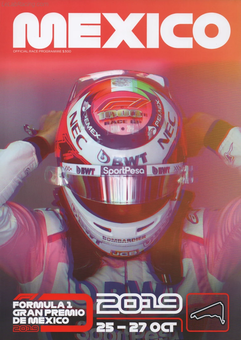Poster d'un grand prix de la saison de F1 2019