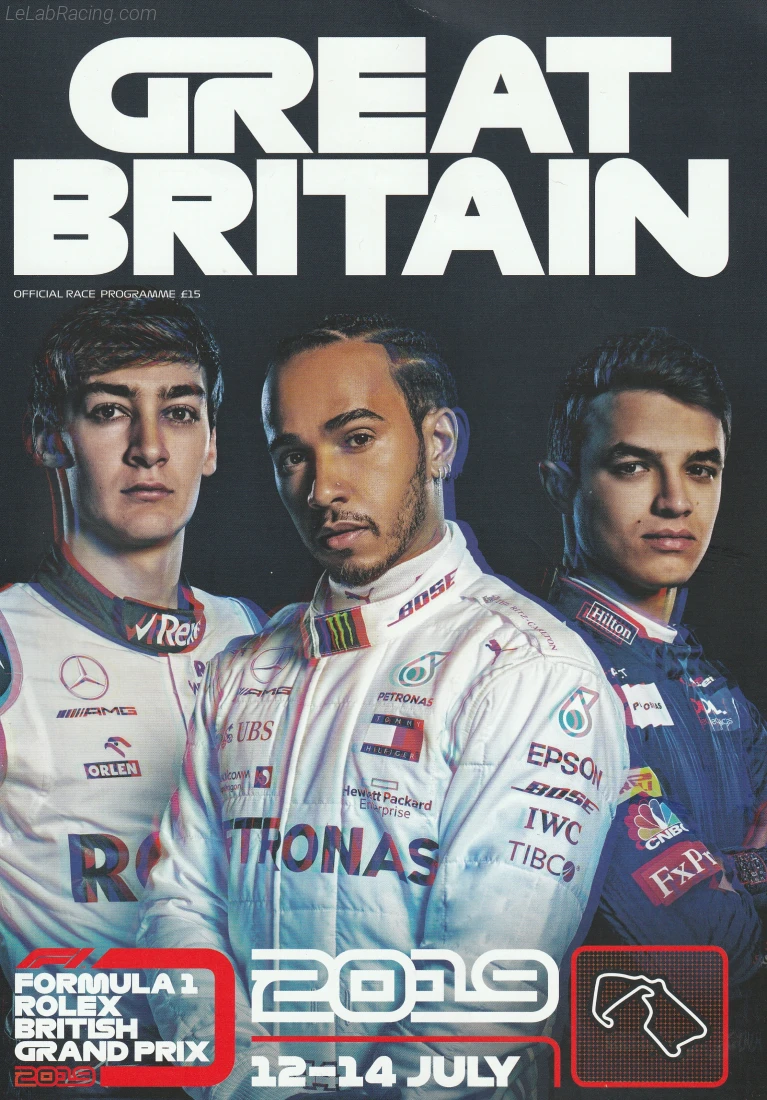 Poster d'un grand prix de la saison de F1 2019
