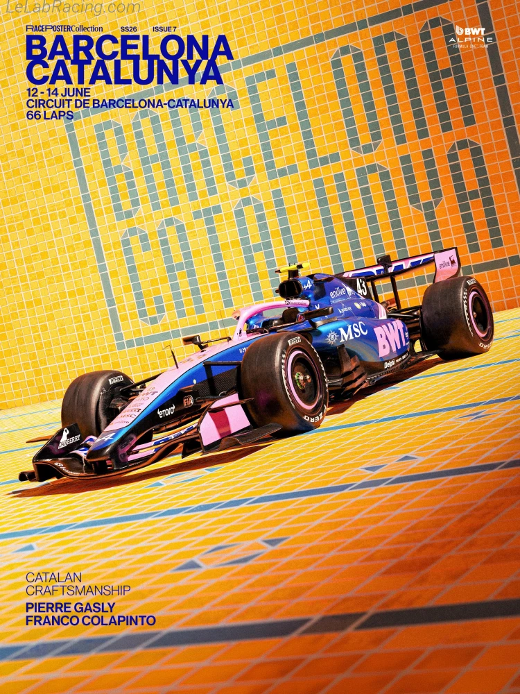 Poster équipe Barcelona Grand Prix