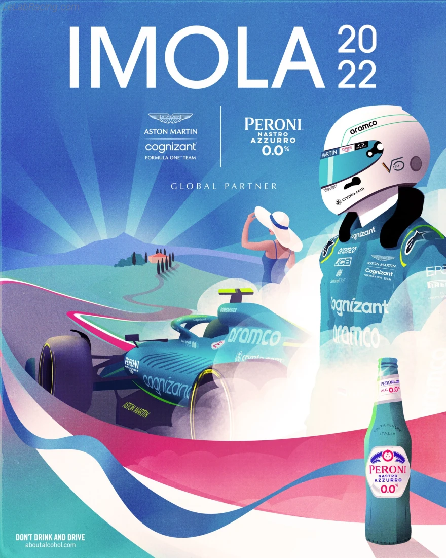 Poster équipe Grand Prix automobile d'Émilie-Romagne 2022