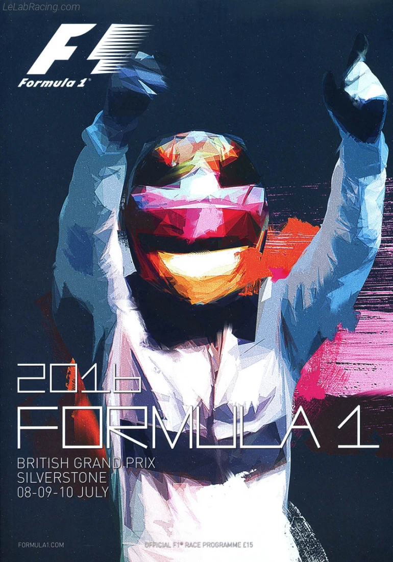 Poster d'un grand prix de la saison de F1 2016