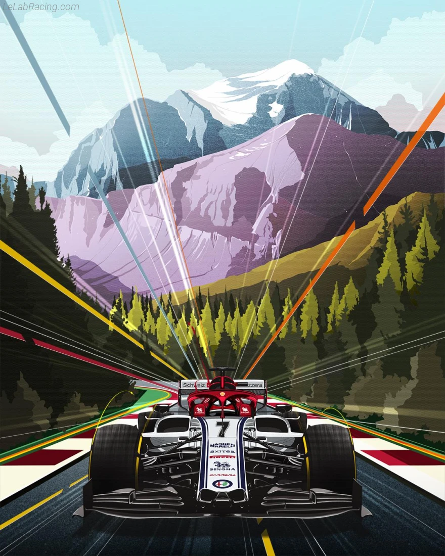 Poster équipe Grand Prix automobile d'Autriche 2019