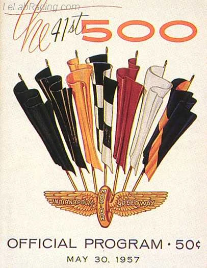 Poster d'un grand prix de la saison de F1 1957
