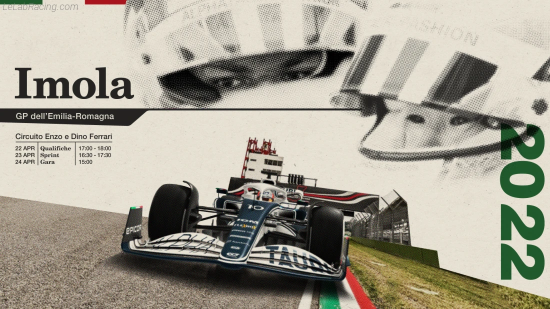 Poster équipe Grand Prix automobile d'Émilie-Romagne 2022
