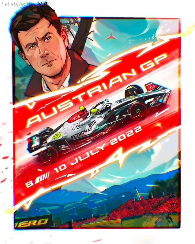 Poster équipe Grand Prix automobile d'Autriche 2022