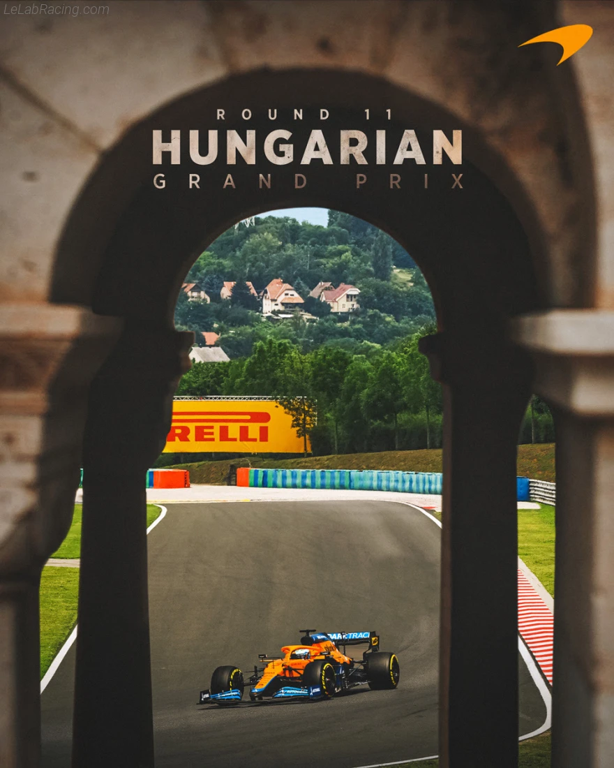 Poster équipe Grand Prix automobile de Hongrie 2021