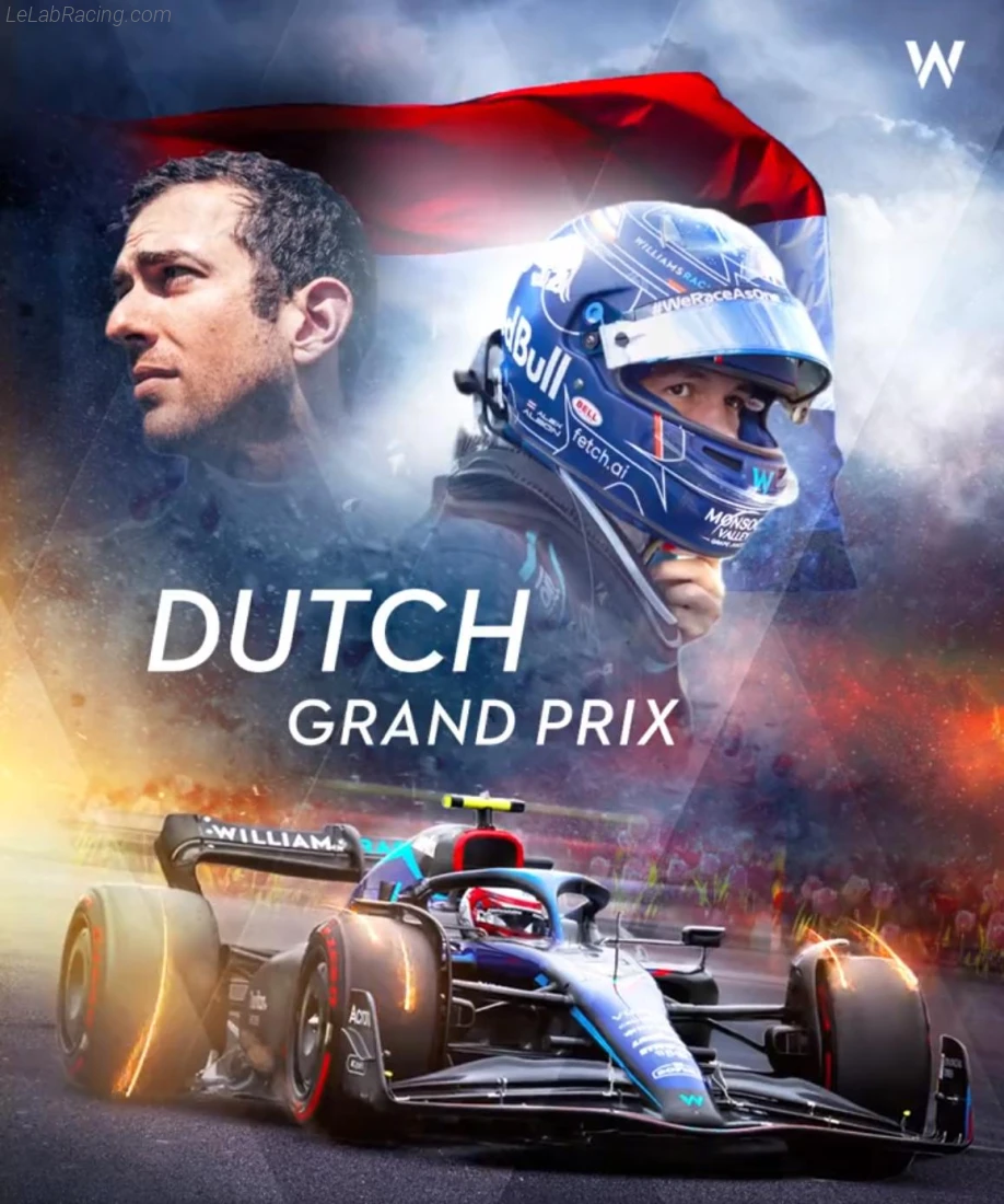 Poster équipe Grand Prix automobile des Pays-Bas 2022