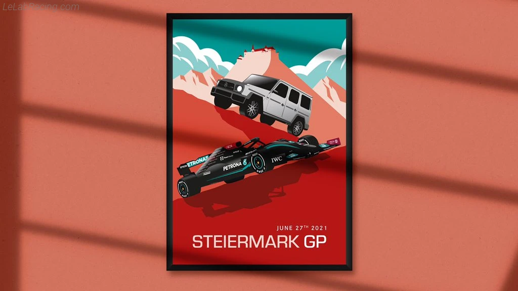Poster équipe Grand Prix automobile de Styrie 2021