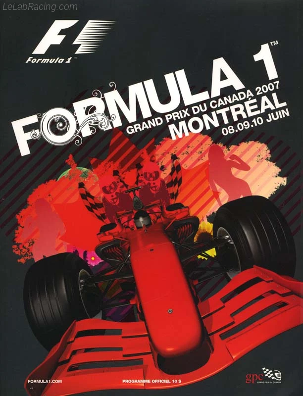 Poster d'un grand prix de la saison de F1 2007