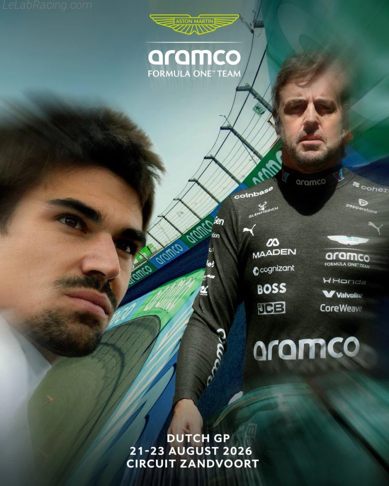 Poster équipe Grand Prix automobile des Pays-Bas 2026