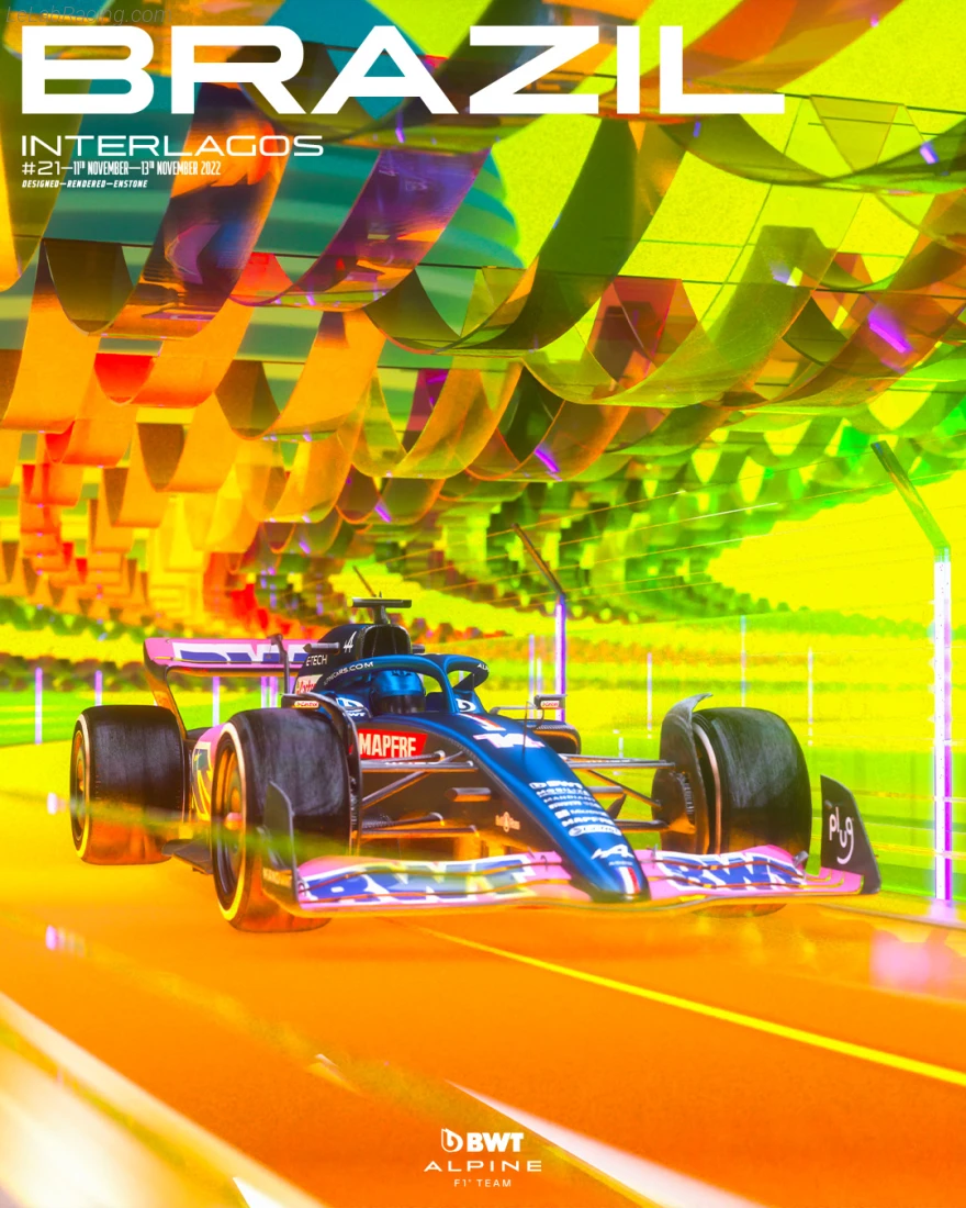 Poster équipe São Paulo Grand Prix