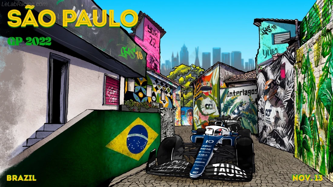 Poster équipe São Paulo Grand Prix