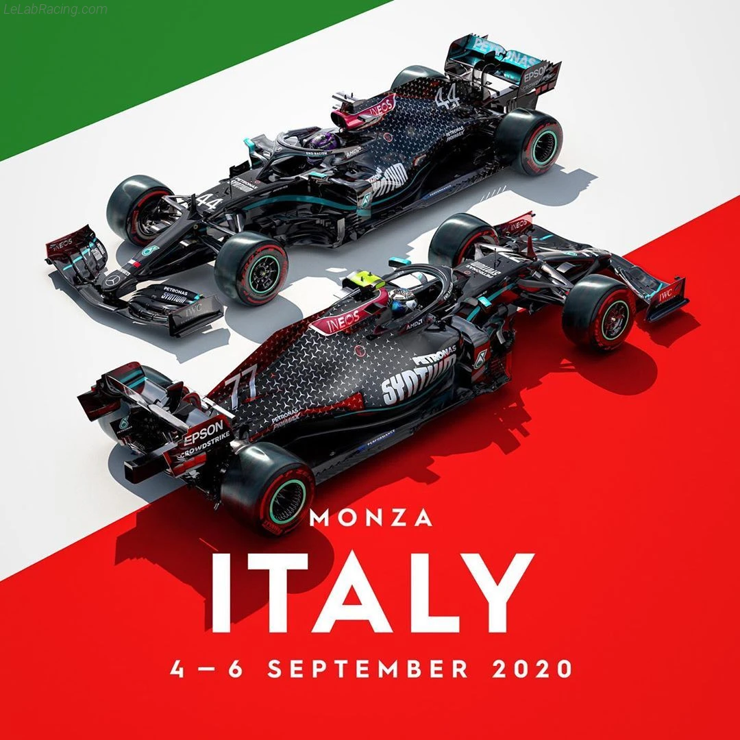 Poster équipe Grand Prix automobile d'Italie 2020