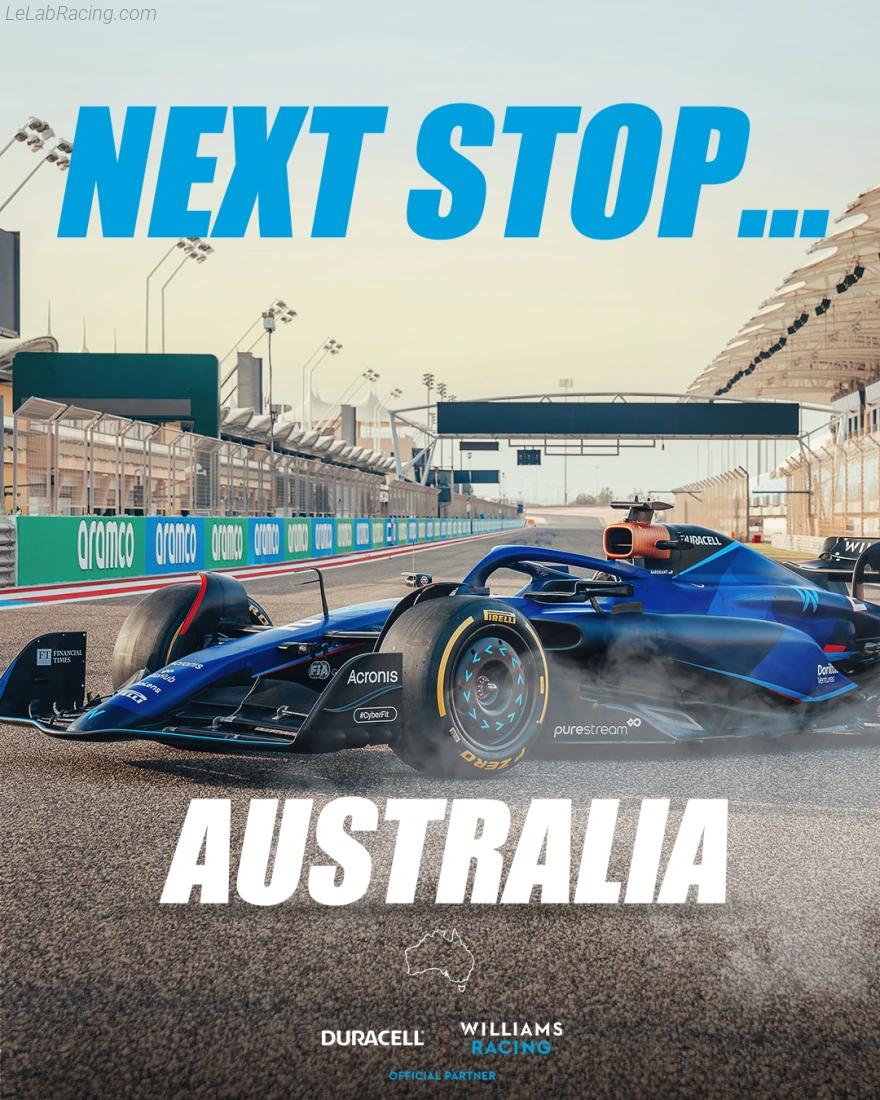 Poster équipe Grand Prix automobile d'Australie 2023