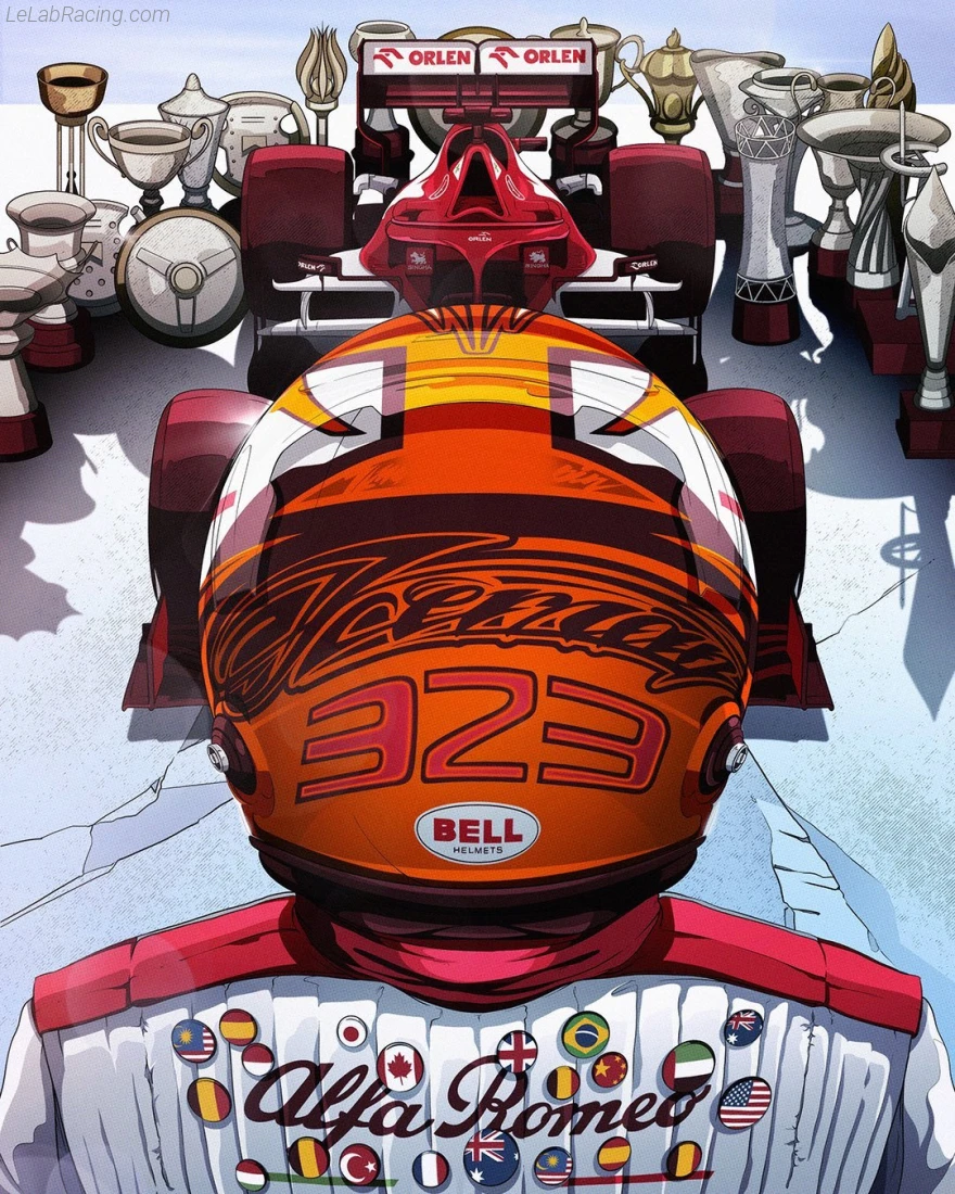 Poster équipe Grand Prix automobile de l'Eifel 2020