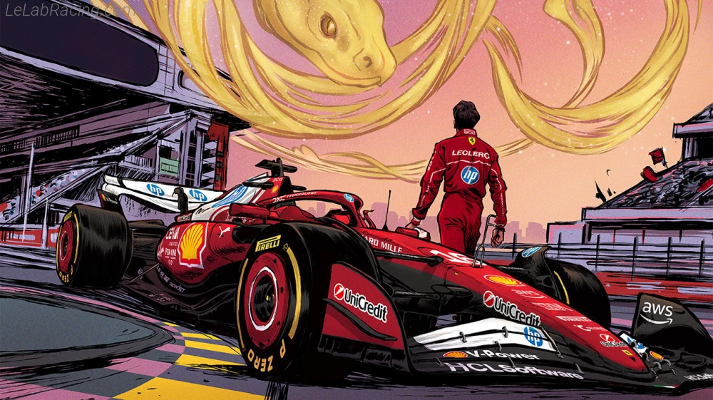 Poster équipe Grand Prix automobile de Chine 2025