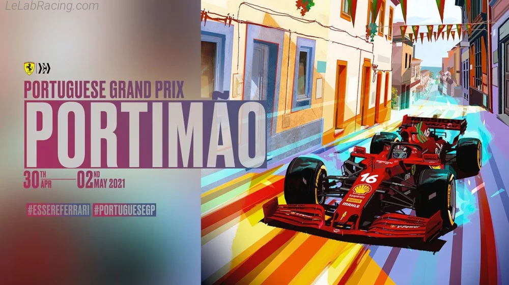 Poster équipe Grand Prix automobile du Portugal 2021