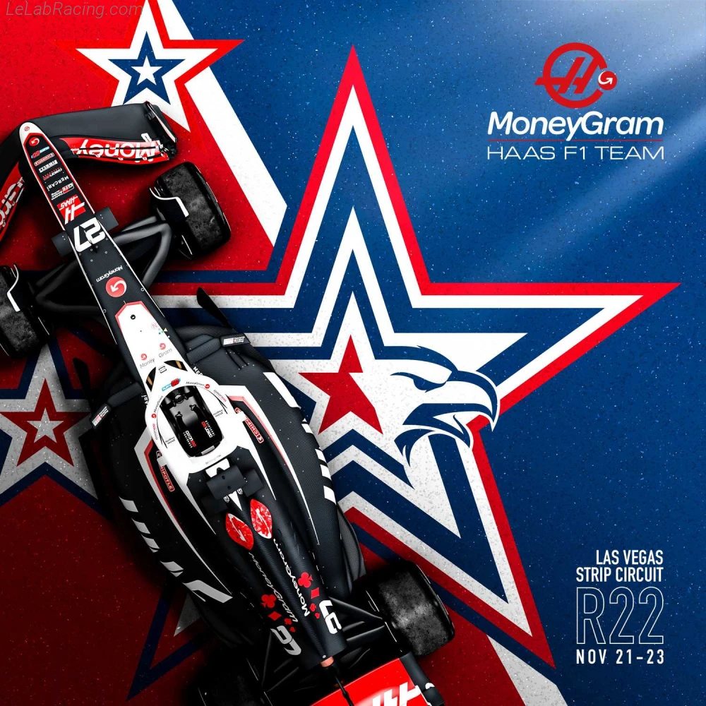 Poster équipe Grand Prix automobile de Las Vegas 2024