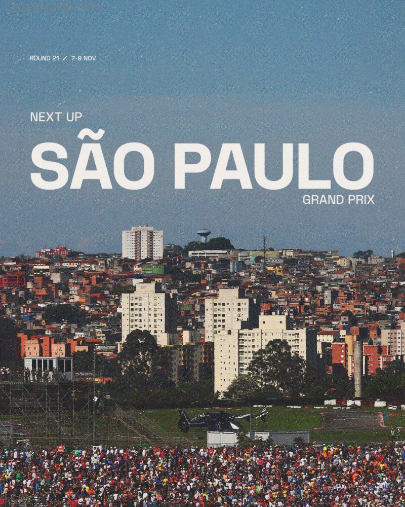 Poster équipe Grand Prix automobile de São Paulo 2025