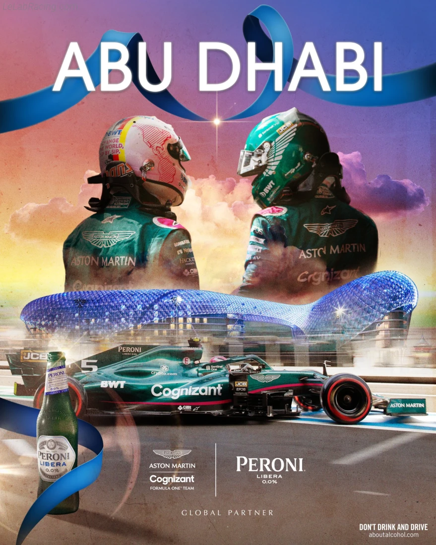 Poster équipe Grand Prix automobile d'Abou Dabi 2021