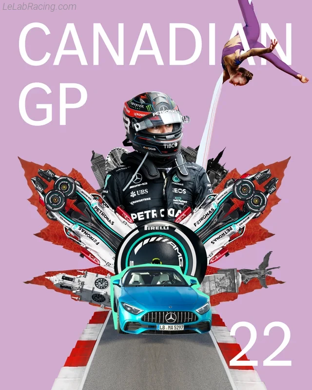 Poster équipe Grand Prix automobile du Canada 2022