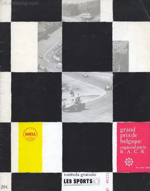Poster d'un grand prix de la saison de F1 1960