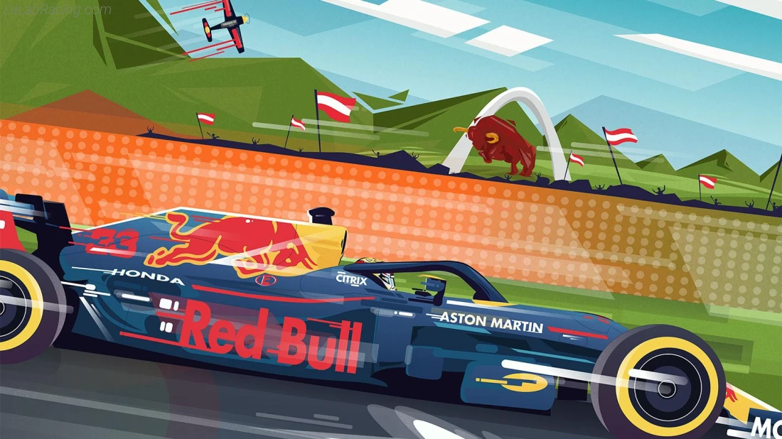 Poster équipe Grand Prix automobile d'Autriche 2019