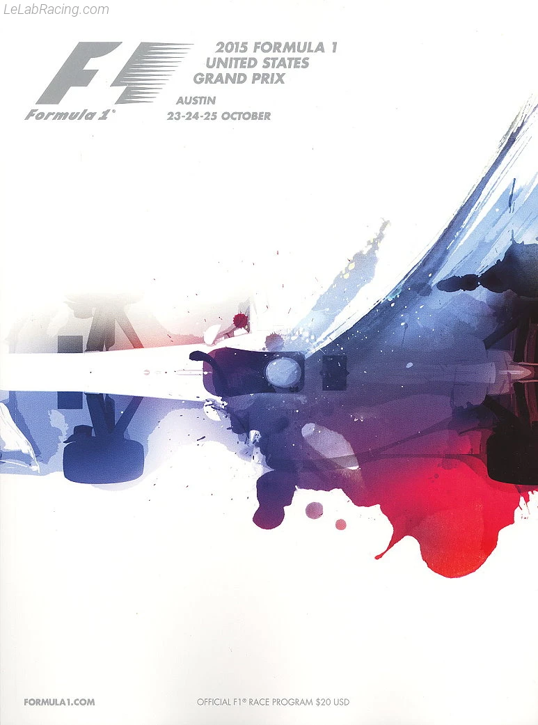 Poster d'un grand prix de la saison de F1 2015