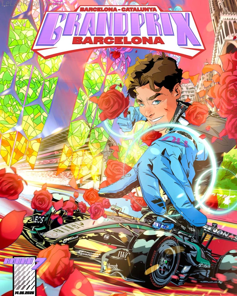 Poster équipe Barcelona Grand Prix