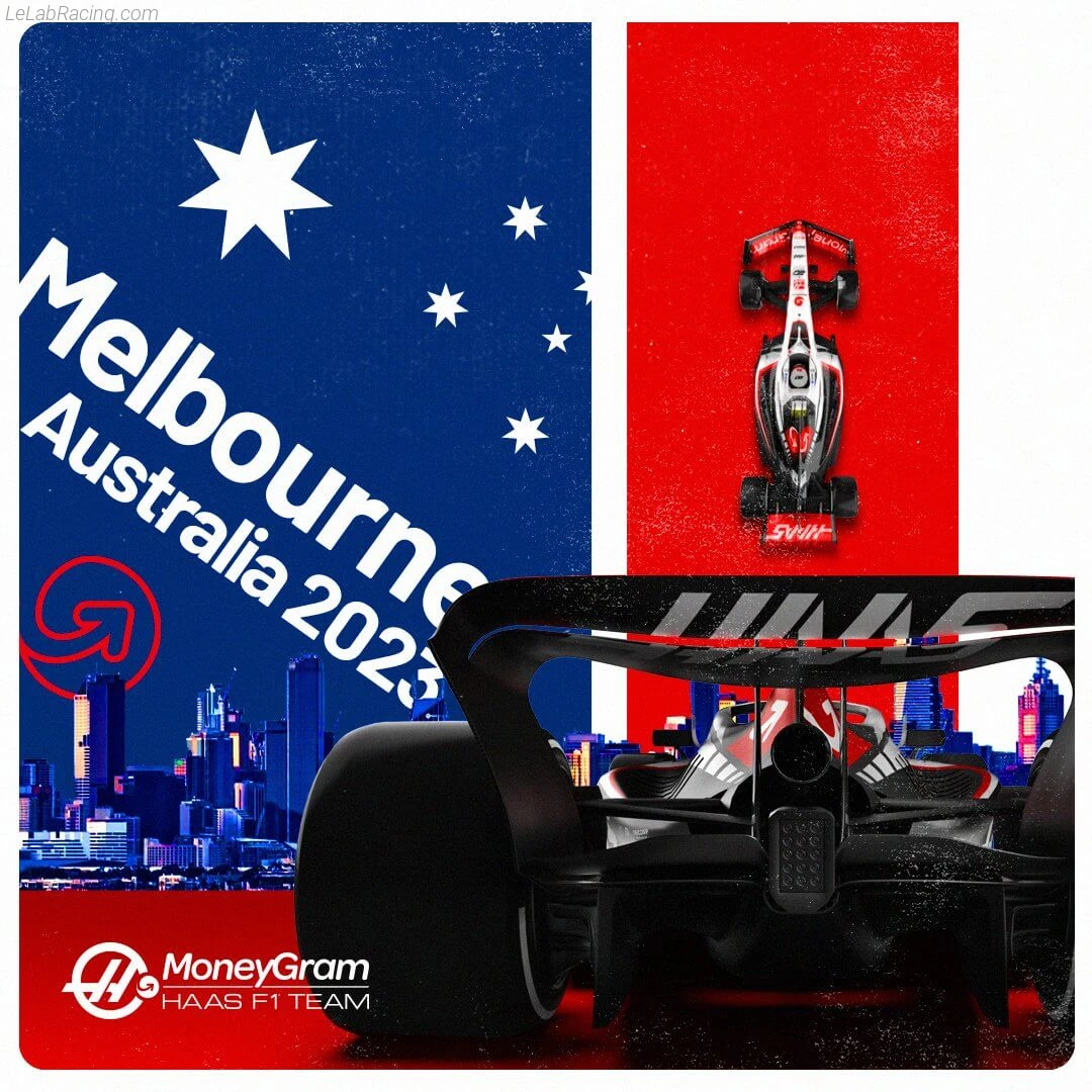 Poster équipe Grand Prix automobile d'Australie 2023