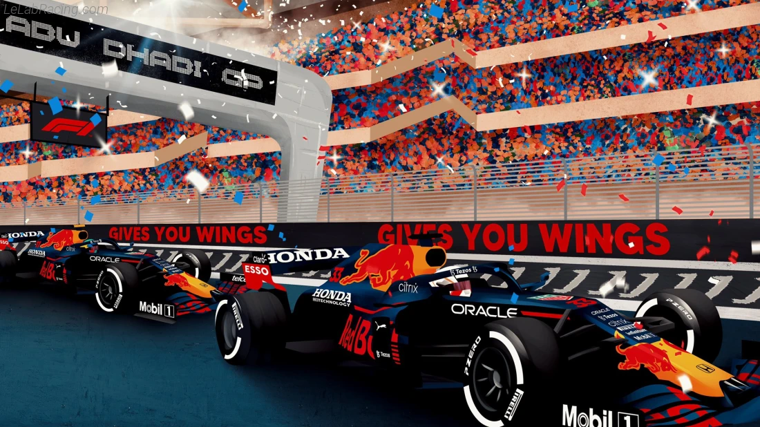 Poster équipe Grand Prix automobile d'Abou Dabi 2021